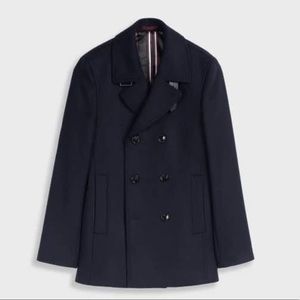 Ted Baker London BNWT. Men. Sammit wool pea coat. Ted Baker size 2. (Small)